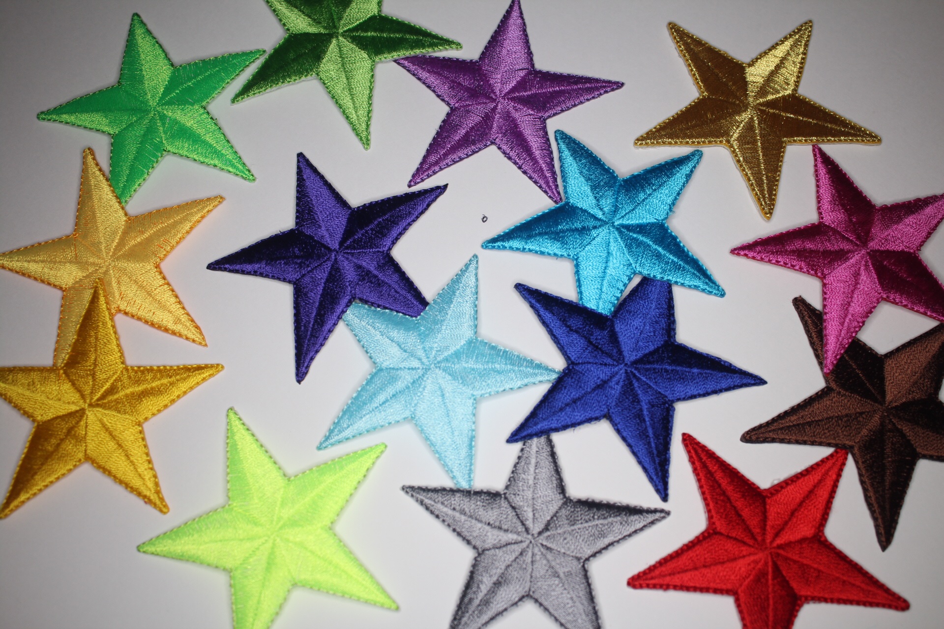 Various coloured stars