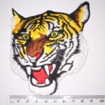 Large Tigers head iron on patch