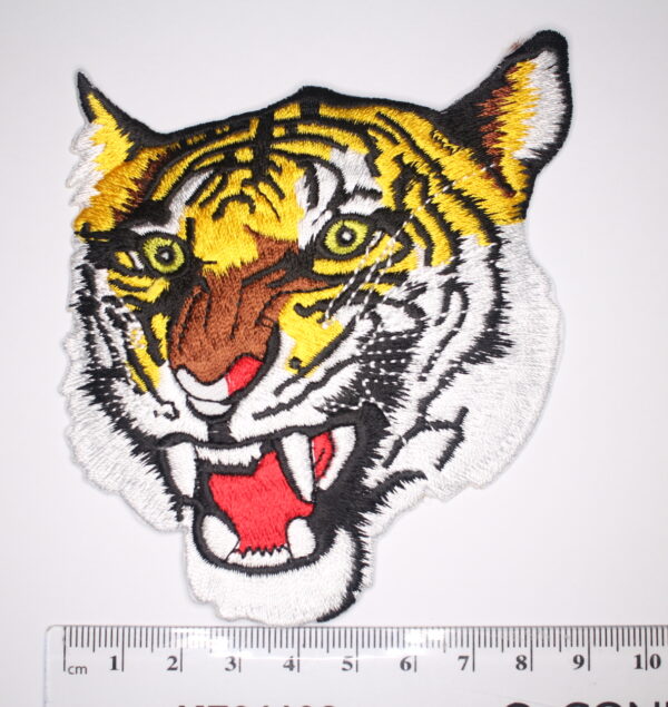 Large Tigers head iron on patch