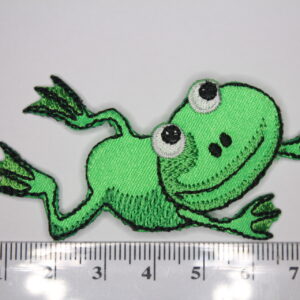 Frog iron on patch