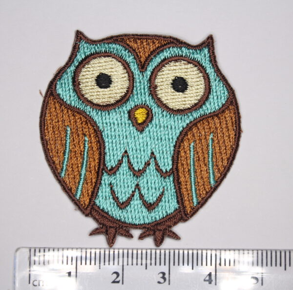 Owl iron on patch