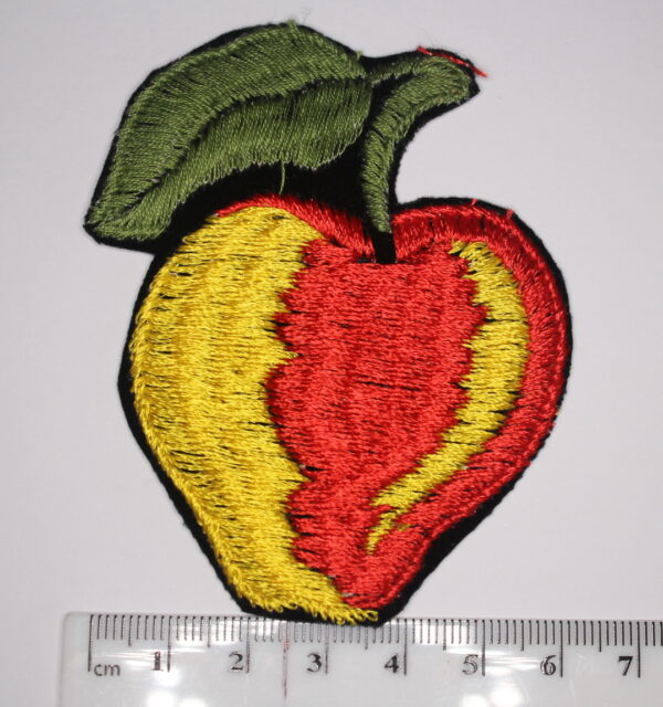 Apple iron on patch