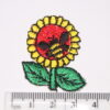 Small sunflower with bee iron on patch Small sunflower with bee iron on patch