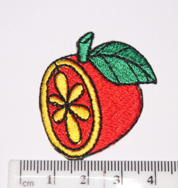 Red Tomato iron on patch