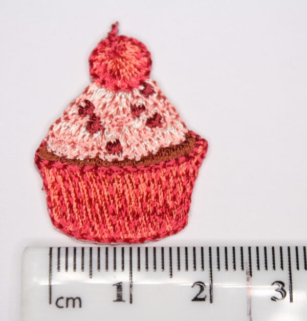 Small cupcake iron on patch Small cupcake iron on patch