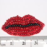 Lips iron on patch
