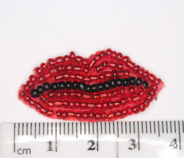 Lips iron on patch