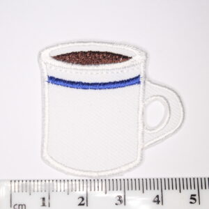 Coffee cup iron on patch Coffee cup iron on patch