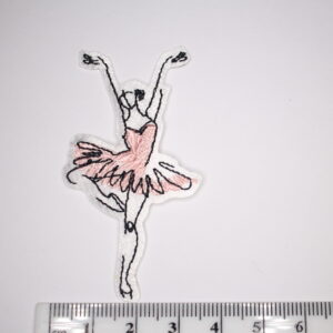 Ballet dancer iron on patch