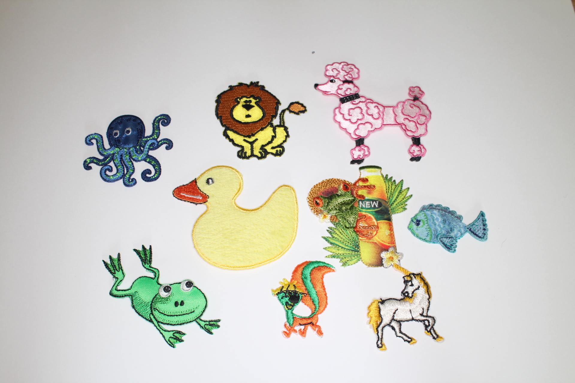 Various Iron On patch animals