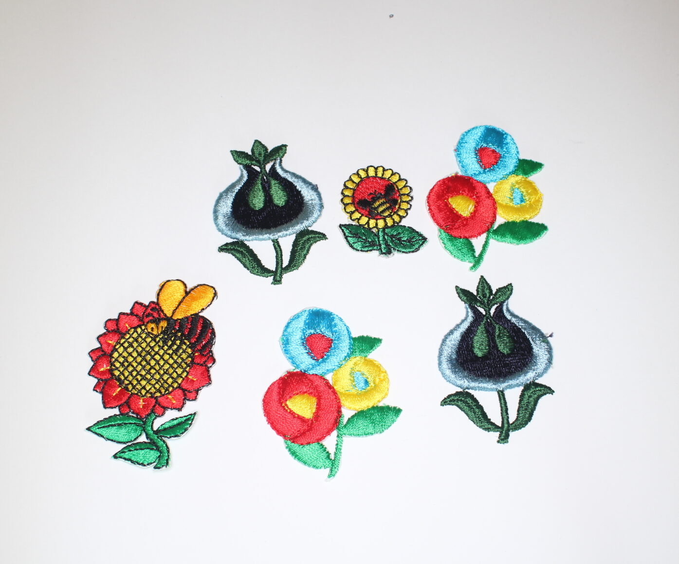 Various flowers iron on patch