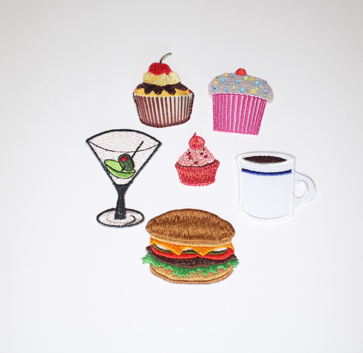 Food and drink iron on patches Food and drink iron on patches