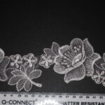 Large Flower Lace Sew-On Patch Appliqué