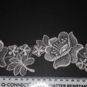 Large Flower Lace Sew-On Patch Appliqué