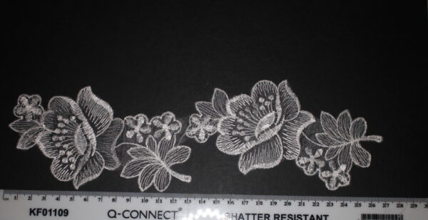 Large Flower Lace Sew-On Patch Appliqué