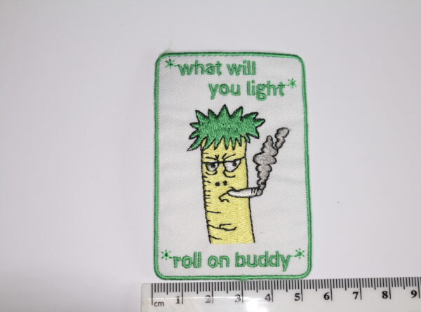 Roll On Buddy Iron On Patch