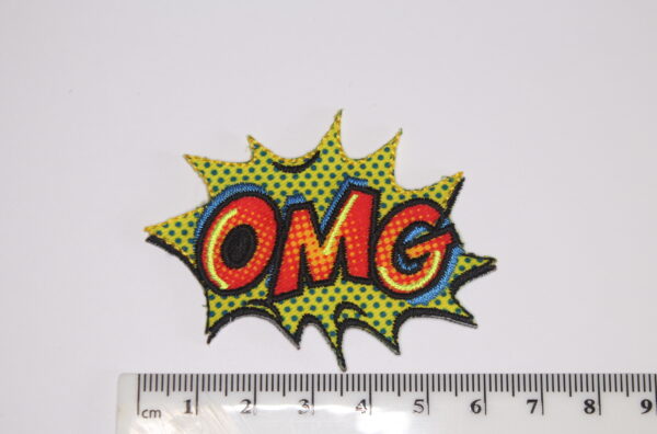 OMG Pop art iron On Patch